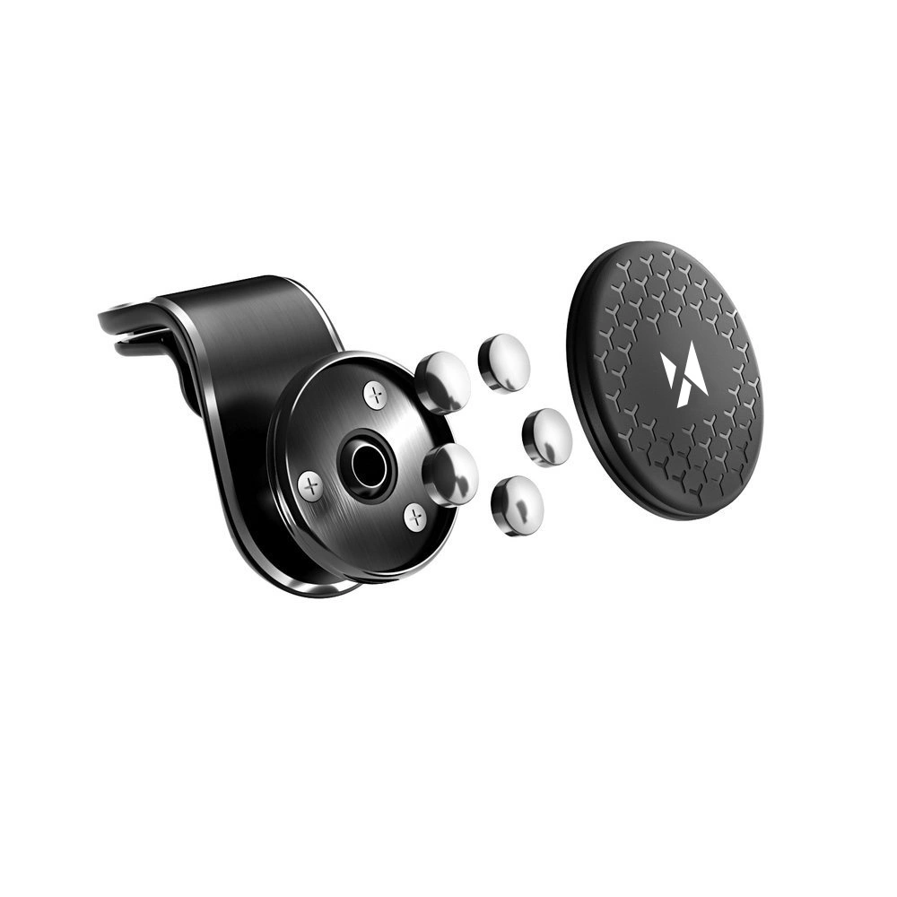 Wozinsky magnetic holder for the car grille 360 black (WMH-03)eng
