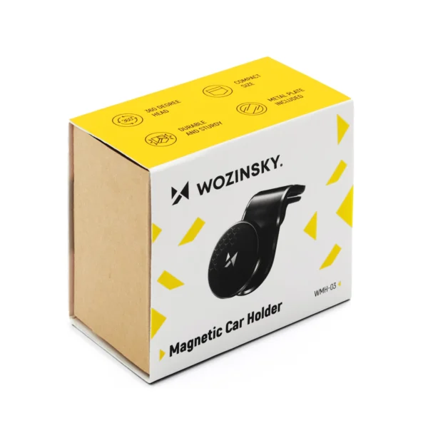 Wozinsky magnetic holder for the car grille 360 black (WMH-03)eng