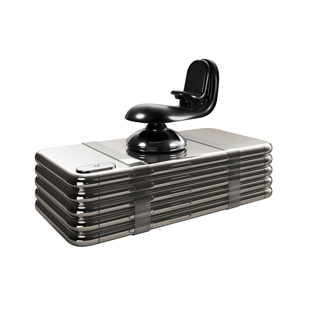 Wozinsky magnetic holder for the car grille 360 black (WMH-03)eng