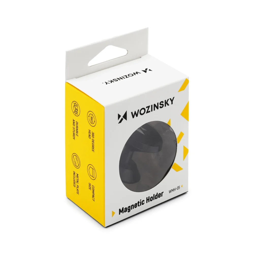 Wozinsky Magnetic Car Dashboard 360 Self-adhesive Black (WMH-05)eng