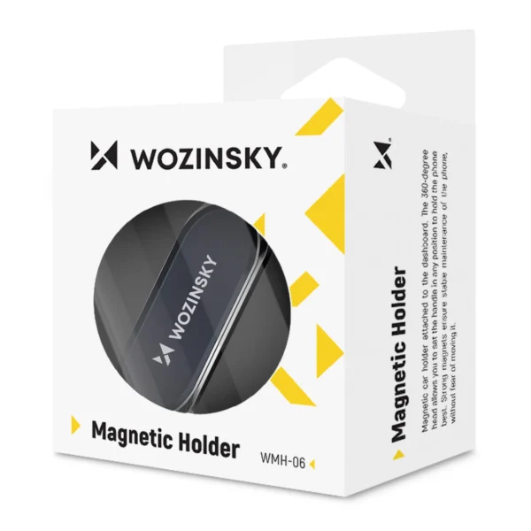 Wozinsky Self-adhesive Magnetic 360 Car Dashboard Mount Silver (WMH-06)eng