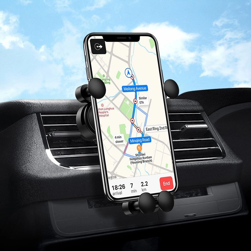 Wozinsky car phone holder gravity for ventilation grille black (WCH-05)eng