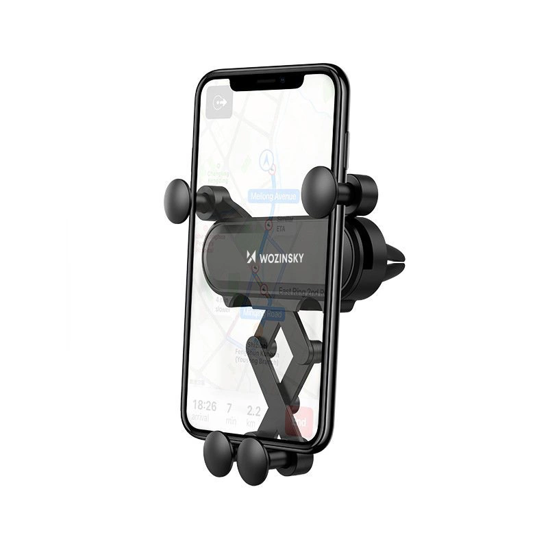 Wozinsky car phone holder gravity for ventilation grille black (WCH-05)eng