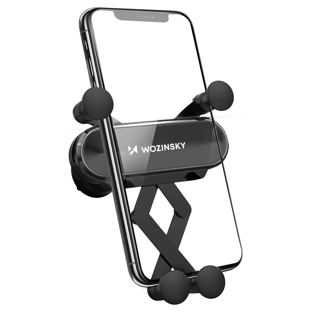Wozinsky car phone holder gravity for ventilation grille black (WCH-05)eng