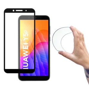 Wozinsky Full Cover Flexi Nano Glass Hybrid Screen Protector with frame for Huawei Y5p blackeng
