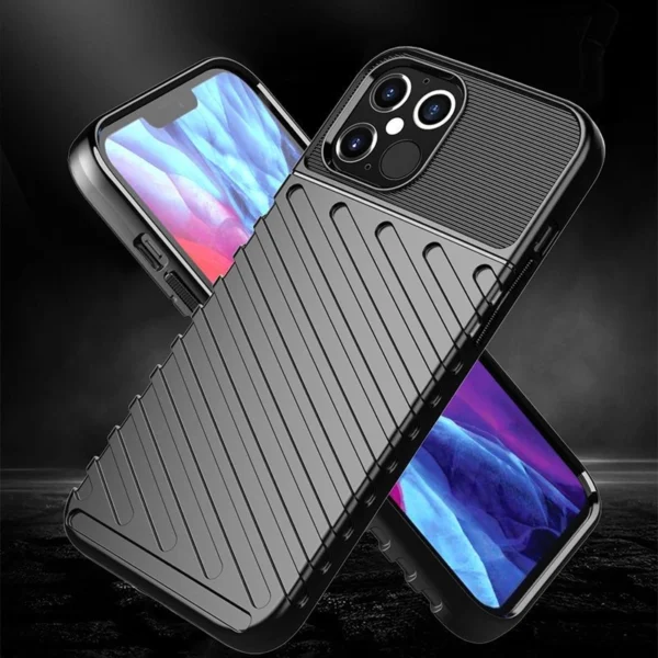 Thunder Case Flexible Tough Rugged Cover TPU Case for iPhone 12 Pro / iPhone 12 greeneng