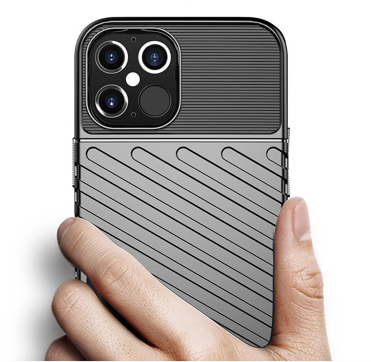 Thunder Case Flexible Tough Rugged Cover TPU Case for iPhone 12 Pro / iPhone 12 greeneng