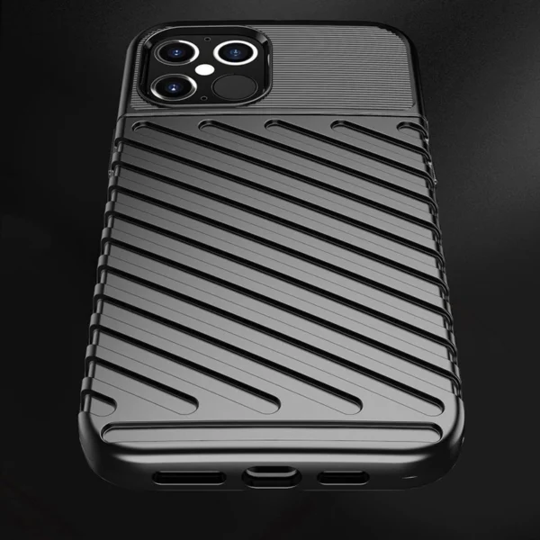 Thunder Case Flexible Tough Rugged Cover TPU Case for iPhone 12 Pro / iPhone 12 greeneng