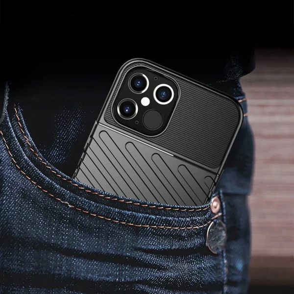 Thunder Case Flexible Tough Rugged Cover TPU Case for iPhone 12 Pro / iPhone 12 greeneng