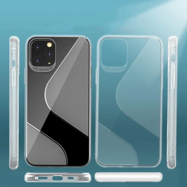S-Case Flexible Cover TPU Case for Huawei P40 Lite E transparenteng