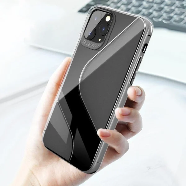 S-Case Flexible Cover TPU Case for Huawei P40 Lite E transparenteng