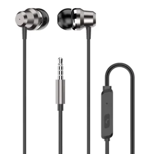 Dudao in-ear headphones headset with remote control and microphone 3.5 mm mini jack silver (X10 Pro silver)eng