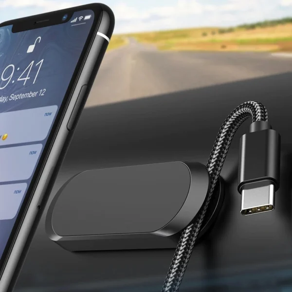 Flat Vehicle Mount Magnetic Bracket for Dashboard blackeng