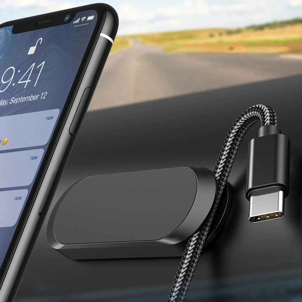 Flat Vehicle Mount Magnetic Bracket for Dashboard blackeng