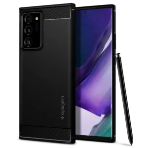 Spigen Rugged Armor Case for Samsung Galaxy Note 20 Ultra - Matte Blackeng