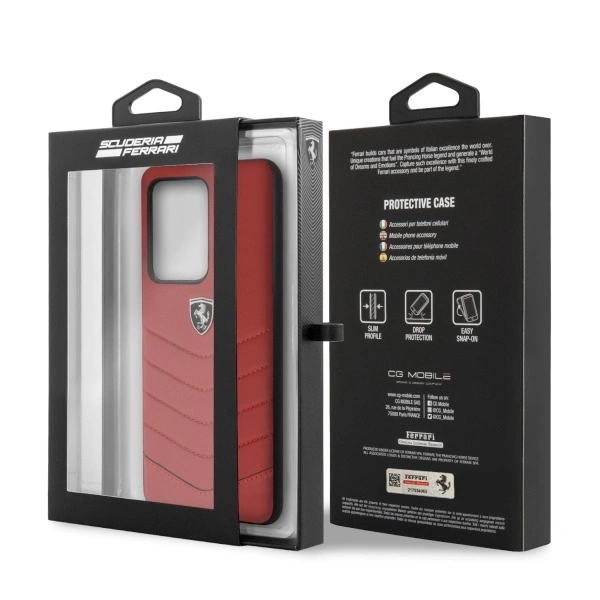 Ferrari Hardcase FEHQUHCS69RE S20 Ultra G988 red/red Heritageeng