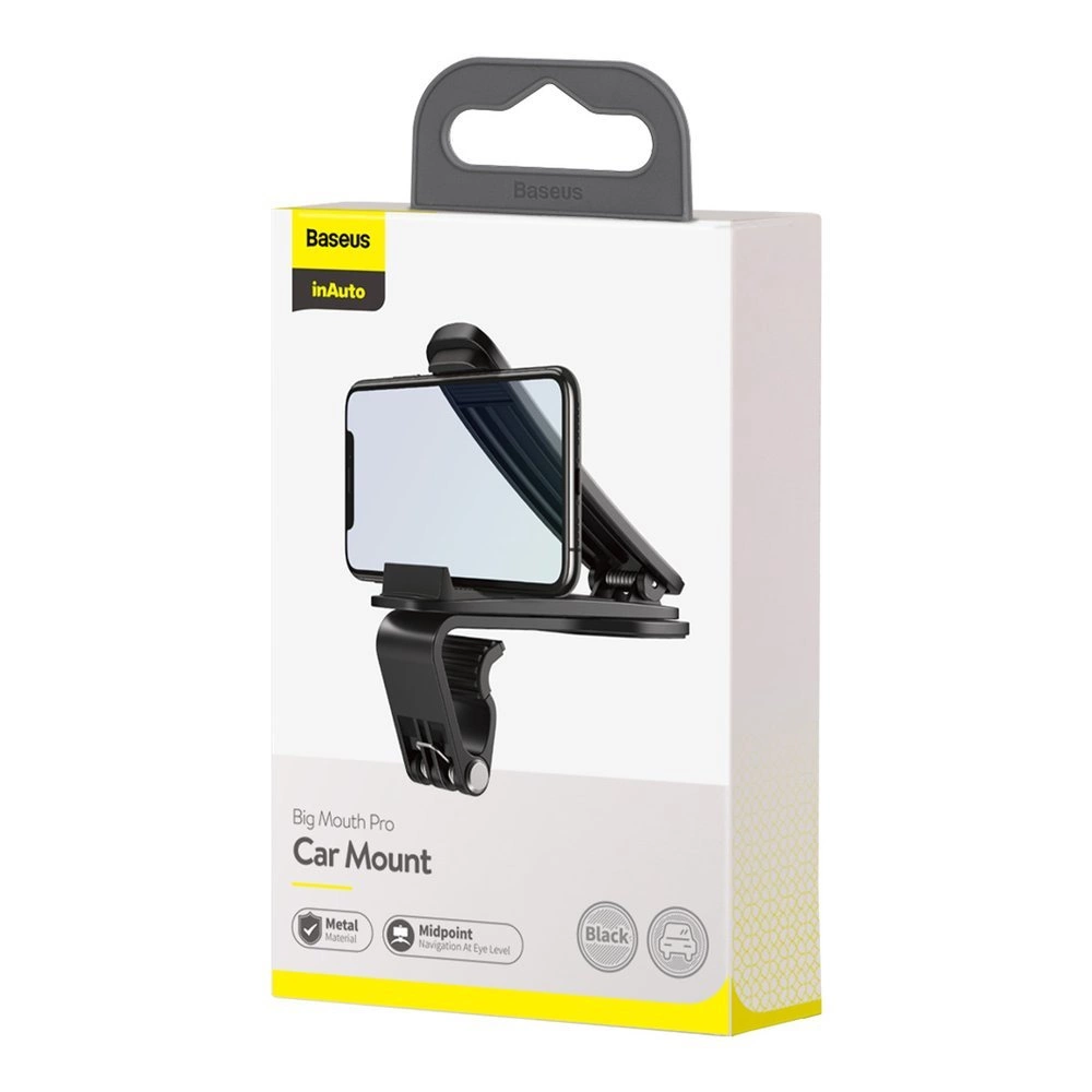 Baseus Big Mouth Pro car holder dashboard buckle black (SUDZ-A01)eng