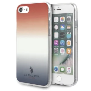 US Polo USHCI8TRDGRB iPhone 7/8/SE 2020 / SE 2022 czerwono-niebieski/blue&red Gradient Pattern Collectioneng