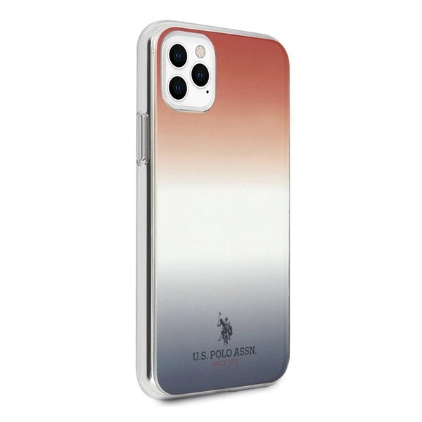 US Polo USHCN58TRDGRB iPhone 11 Pro czerwono-niebieski/blue&red Gradient Pattern Collectioneng