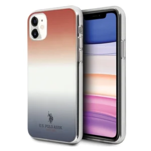 US Polo USHCN61TRDGRB iPhone 11 czerwono-niebieski/blue&red Gradient Pattern Collectioneng