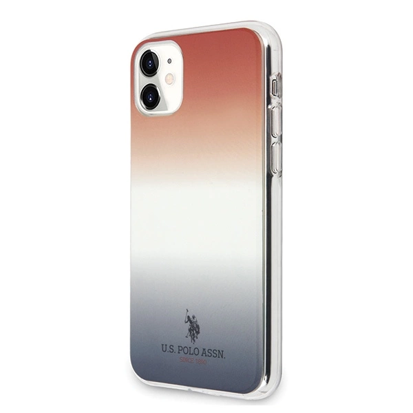 US Polo USHCN61TRDGRB iPhone 11 czerwono-niebieski/blue&red Gradient Pattern Collectioneng