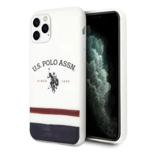 US Polo USHCN65PCSTRB iPhone 11 Pro Max biały/white Tricolor Pattern Collectioneng