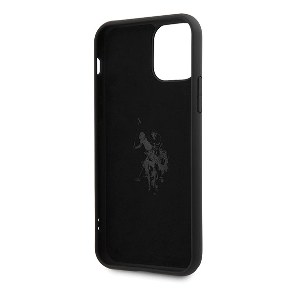 US Polo USHCN65SLHRBK iPhone 11 Pro Max czarny/black Silicone Collectioneng