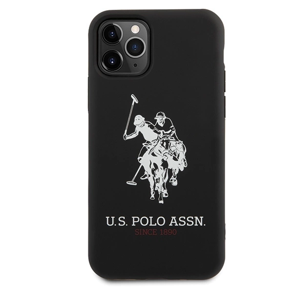 US Polo USHCN65SLHRBK iPhone 11 Pro Max czarny/black Silicone Collectioneng