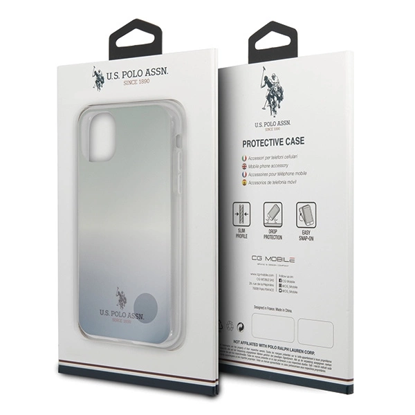 US Polo USHCN65TRDGLB iPhone 11 Pro Max blue/blue Gradient Pattern Collectioneng