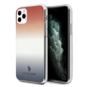 US Polo USHCN65TRDGRB iPhone 11 Pro Max czerwono-niebieski/blue&red Gradient Pattern Collectioneng