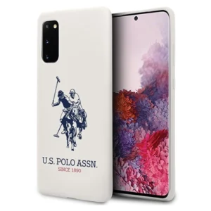 US Polo USHCS62SLHRWH S20 G980 biały/white Silicone Collectioneng