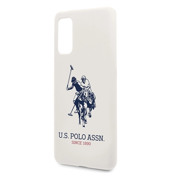 US Polo USHCS62SLHRWH S20 G980 biały/white Silicone Collectioneng