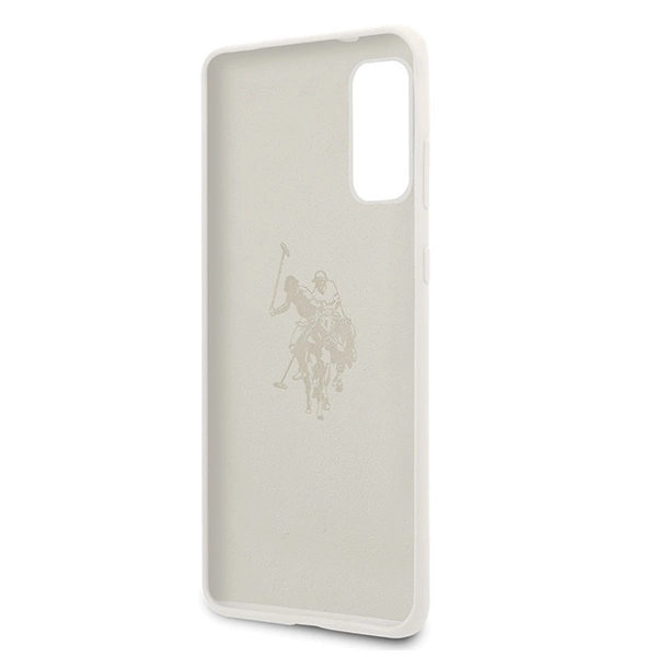 US Polo USHCS62SLHRWH S20 G980 biały/white Silicone Collectioneng