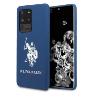US Polo USHCS69SLHRNV S20 Ultra G988 granatowy/navy Silicone Collectioneng