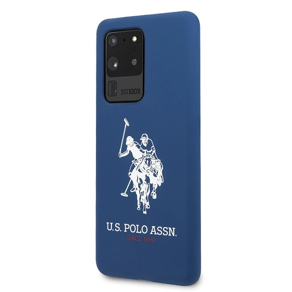 US Polo USHCS69SLHRNV S20 Ultra G988 granatowy/navy Silicone Collectioneng