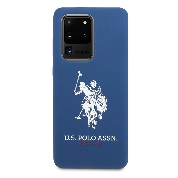 US Polo USHCS69SLHRNV S20 Ultra G988 granatowy/navy Silicone Collectioneng
