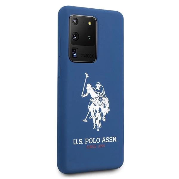 US Polo USHCS69SLHRNV S20 Ultra G988 granatowy/navy Silicone Collectioneng