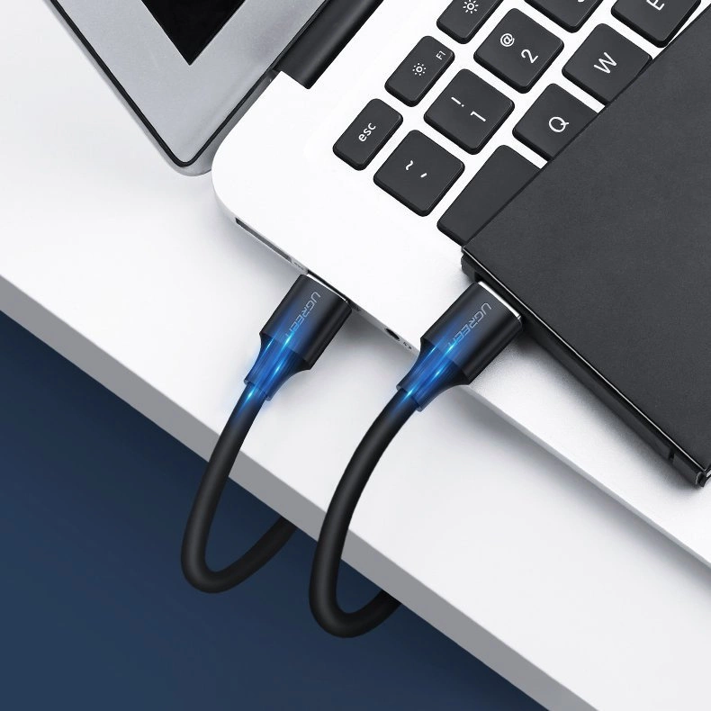 Ugreen cable USB 2.0 cable (male) - USB 2.0 (male) 0.5 m black (US128 10308)eng