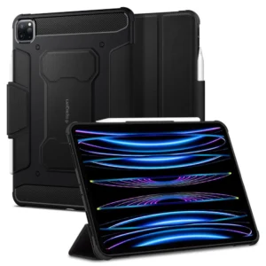 Spigen Rugged Armor Pro Case for iPad Pro 11'' 2020 / 2021 / 2022 - Blackeng