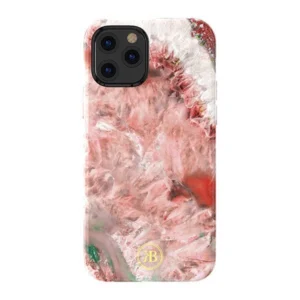 Kingxbar Agate Series case decorated printed Agate iPhone 12 mini redeng
