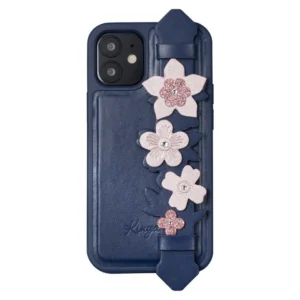 Kingxbar Sweet Series case decorated with original Swarovski crystals iPhone 12 mini blueeng