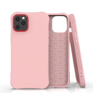 Soft Color Case flexible gel case for iPhone 12 mini pinkeng