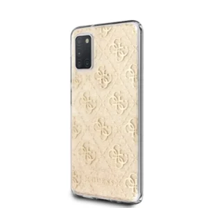 Guess GUHCA31PCU4GLGO A31 A315 gold/gold hard case 4G Glittereng