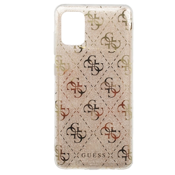 Guess GUHCA31PCU4GLGO A31 A315 gold/gold hard case 4G Glittereng