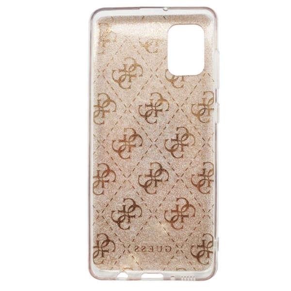 Guess GUHCA31PCU4GLGO A31 A315 gold/gold hard case 4G Glittereng