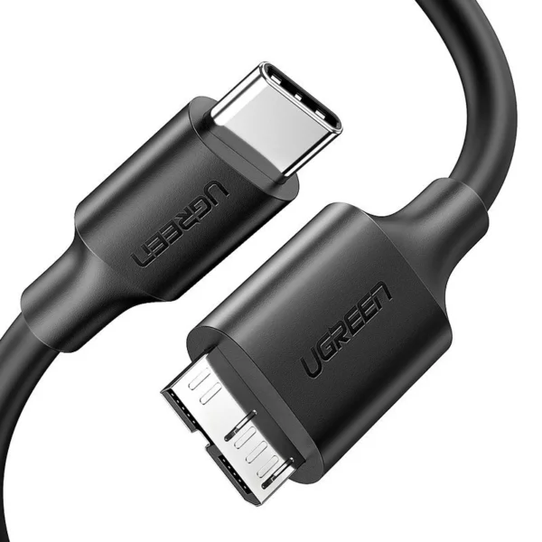 Ugreen cable USB Type C - micro USB Type B SuperSpeed ​​3.0 1m black (US312 20103)eng