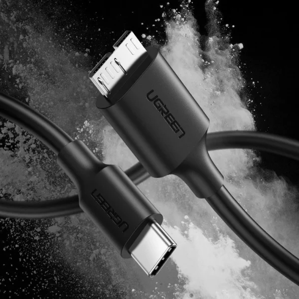 Ugreen cable USB Type C - micro USB Type B SuperSpeed ​​3.0 1m black (US312 20103)eng