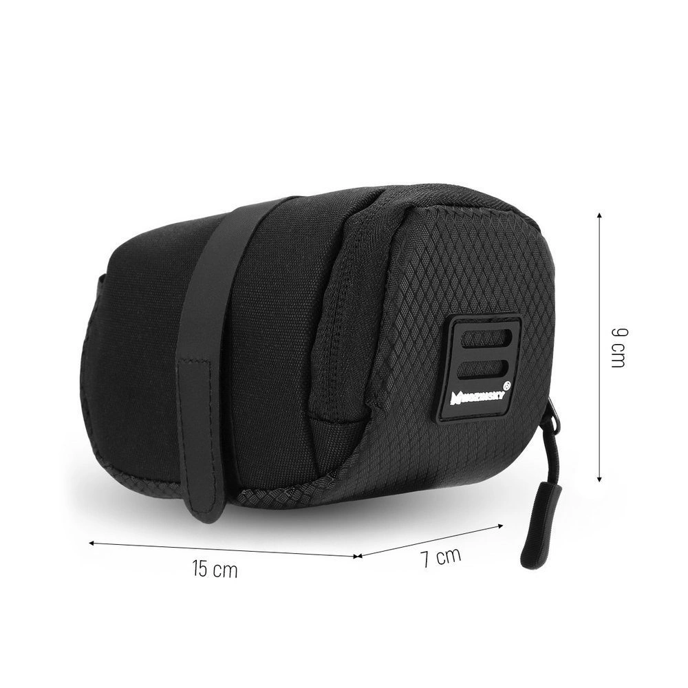 Wozinsky small bicycle saddle bag 0.6 l black (WBB8BK black)eng