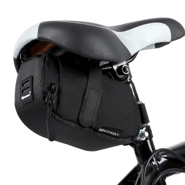 Wozinsky small bicycle saddle bag 0.6 l black (WBB8BK black)eng
