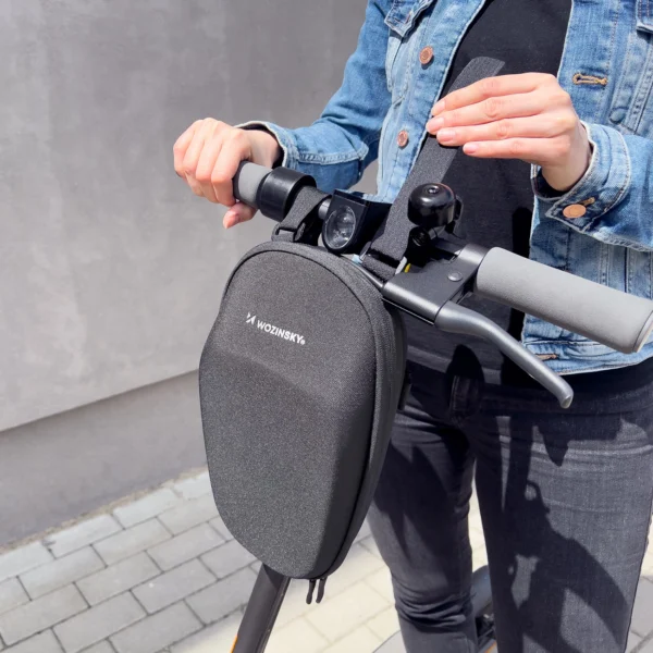Wozinsky waterproof scooter bar bag scooter bag 4l black (WSB1BK)eng